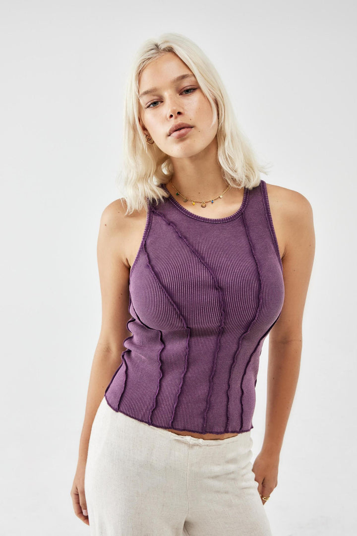 BDG Urban Outfitters Exposed Seam Tank Blouse Top