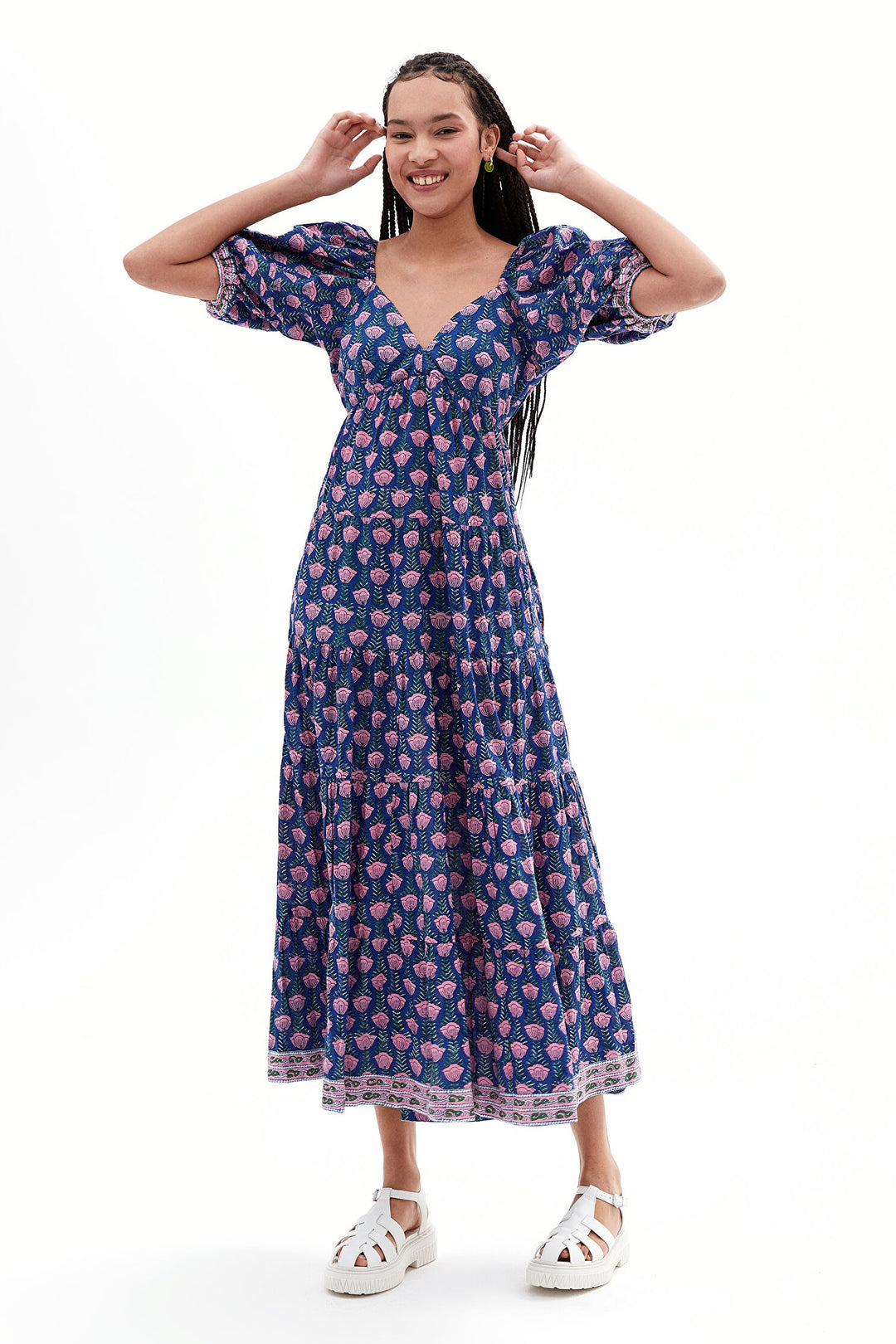 Saylor Anthropologie Annaleise Maxi Dress