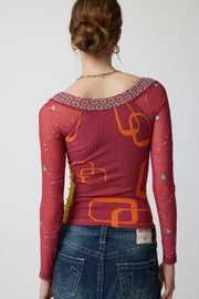 BDG Urban Outfitters UO Emma Long Sleeve Graphic Tee