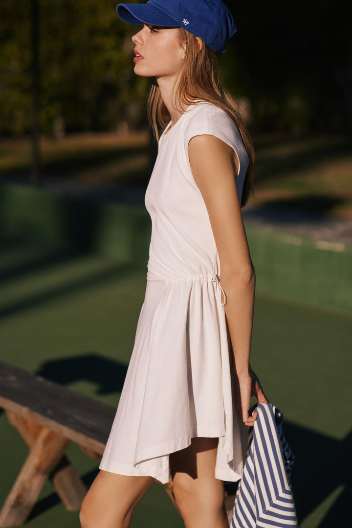 Daily Practice by Anthropologie Short-Sleeve Asymmetrical Midi Dress