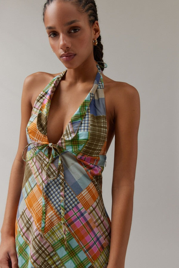 Urban Outfitters BDG Danny Madras Halter Midi Dress