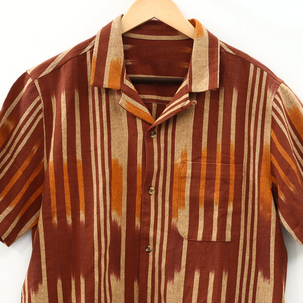 Urban Outfitters UO Buttondown Striped Print Cotton Shirt Men's