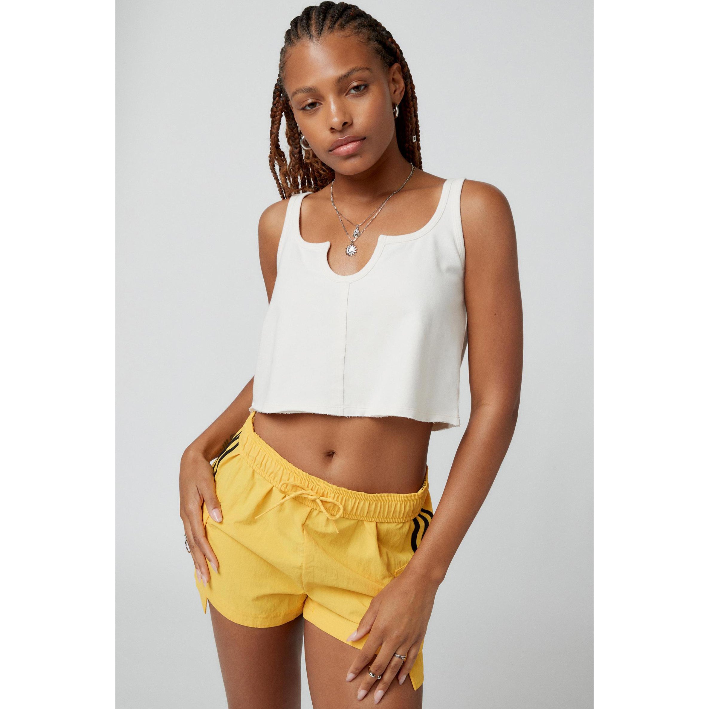urban outfitters yellow crop top