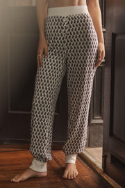 By Anthropologie Waffle-Knit Pajama Pants