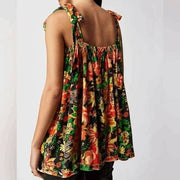 Free People Bali Moroccan Floral Printed Tunic Top