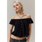 BDG Urban Outfitters Harlow Off-The-Shoulder Blouse Top