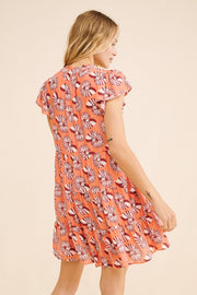 By Anthropologie The Shelbie Tiered Mini Dress