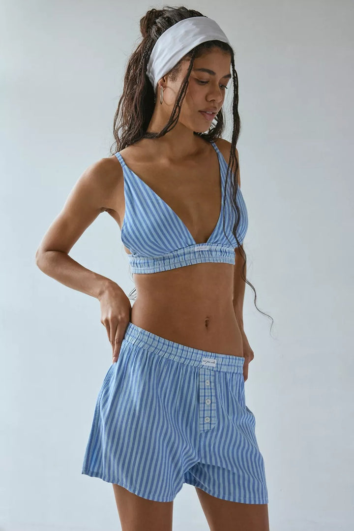 Urban Outfitters Out From Under Boxer Triangle Bralette Top