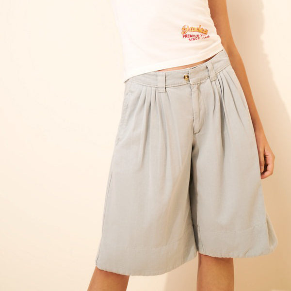 Free People Sadie A-Line Long Shorts