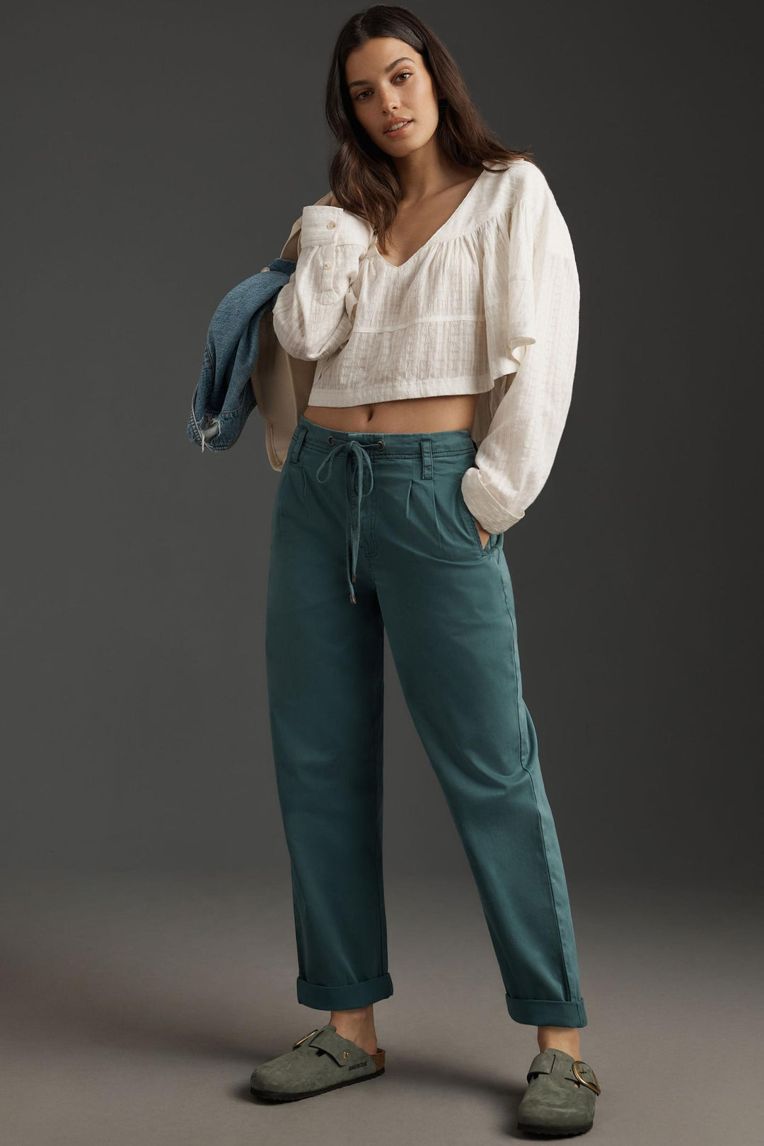 Pilcro Anthropologie Low-Rise Chino Pants