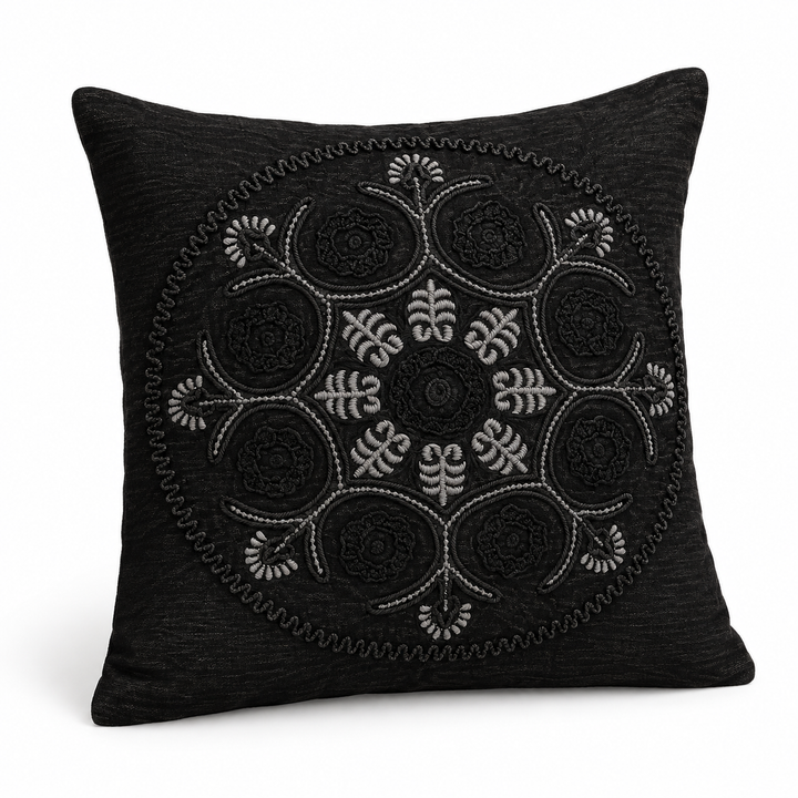 1 PCS Mandala Embroidered Cushion Cover Square Throw Pillow Case Sofa home