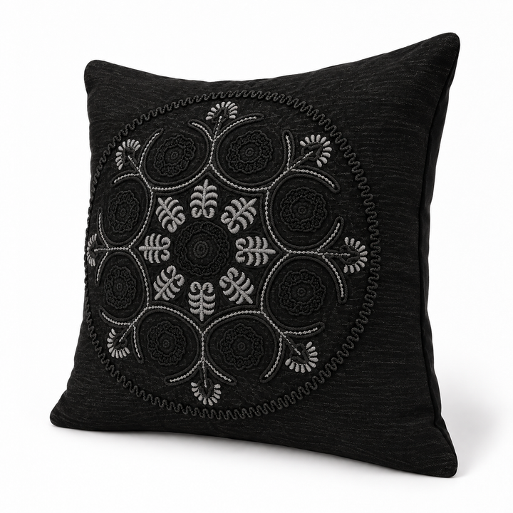 1 PCS Mandala Embroidered Cushion Cover Square Throw Pillow Case Sofa home