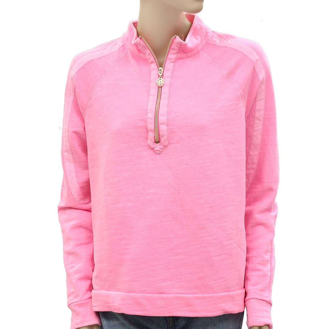 Lilly Pulitzer Luxletic Ashlee Half-Zip Pullover Top