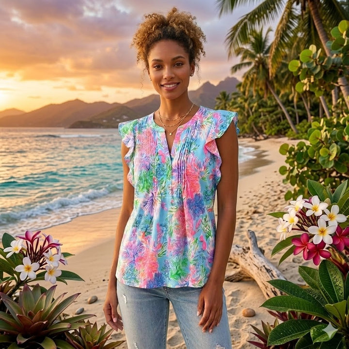 Lilly Pulitzer Golda Blouse Top