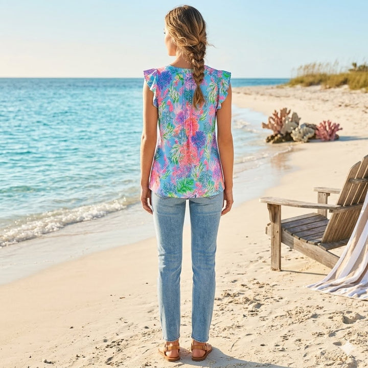 Lilly Pulitzer Golda Blouse Top