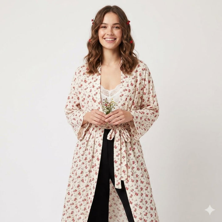 The Great. Robe Coverup Maxi Top