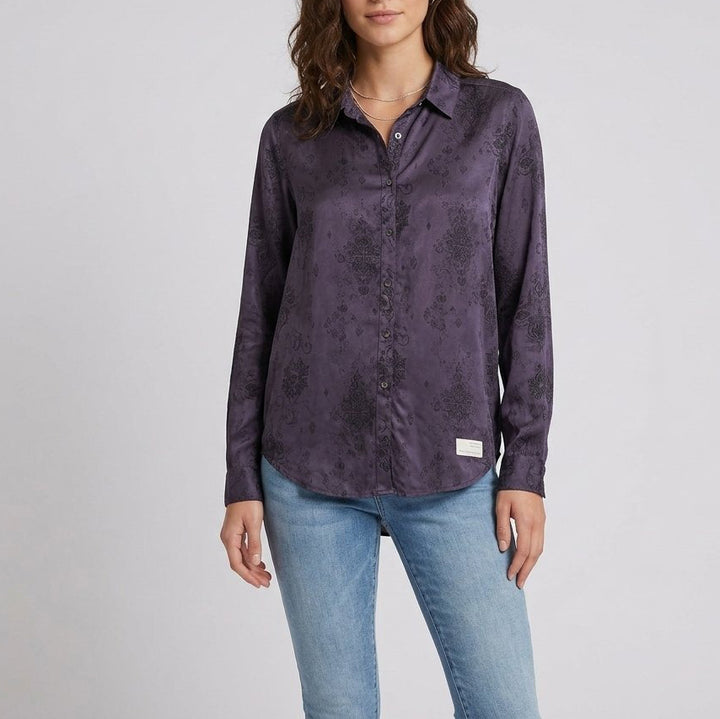 Odd Molly Anthropologie Buttondown Shirt Tunic Top
