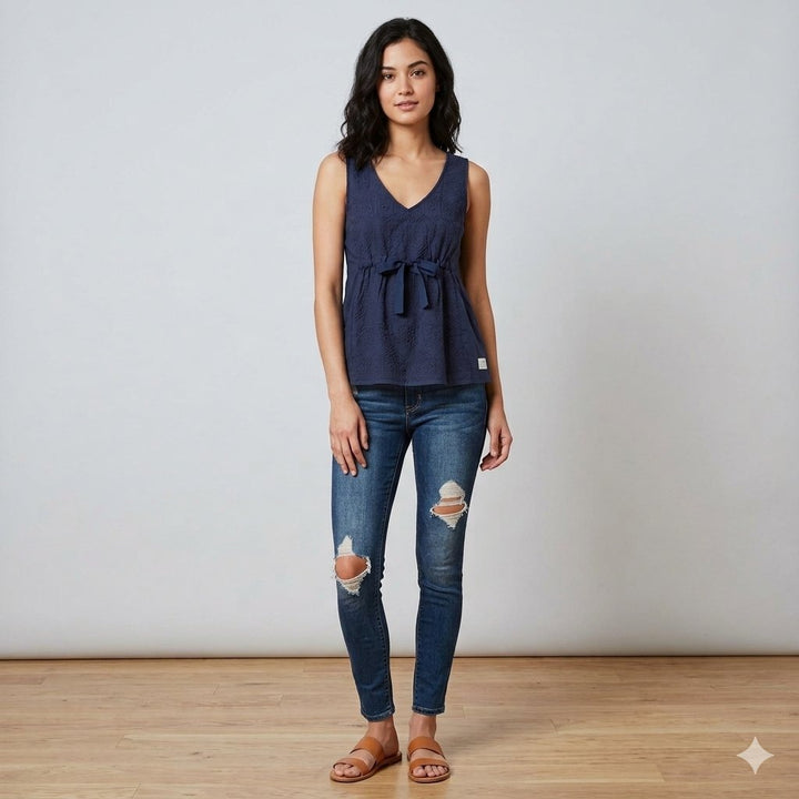 Odd Molly Anthropologie Floral Embroidered Blouse Top