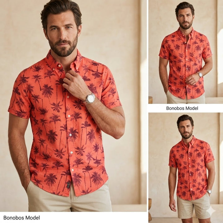 Bonobos Riviera Short Sleeve Men's Shirt