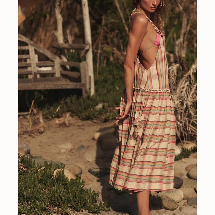 Free People Avery Overall Midi Dress