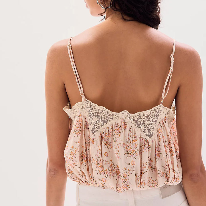 Free People Blair Bubble Cami Blouse Top