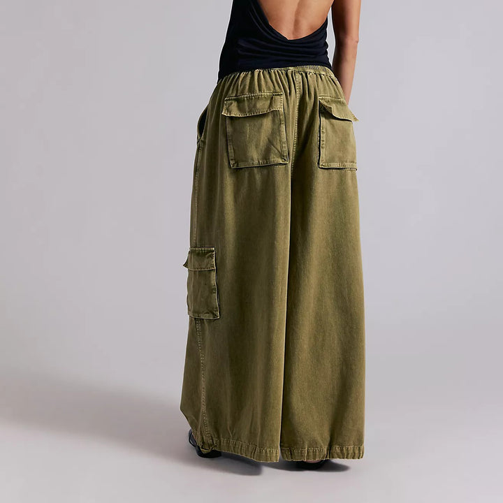Free People Bobbi Pull-On Cargo Trouser Pants