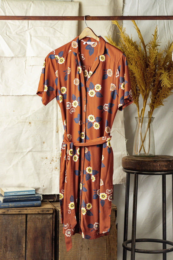 Bridge & Burn The Sofia Shirt Midi Dress