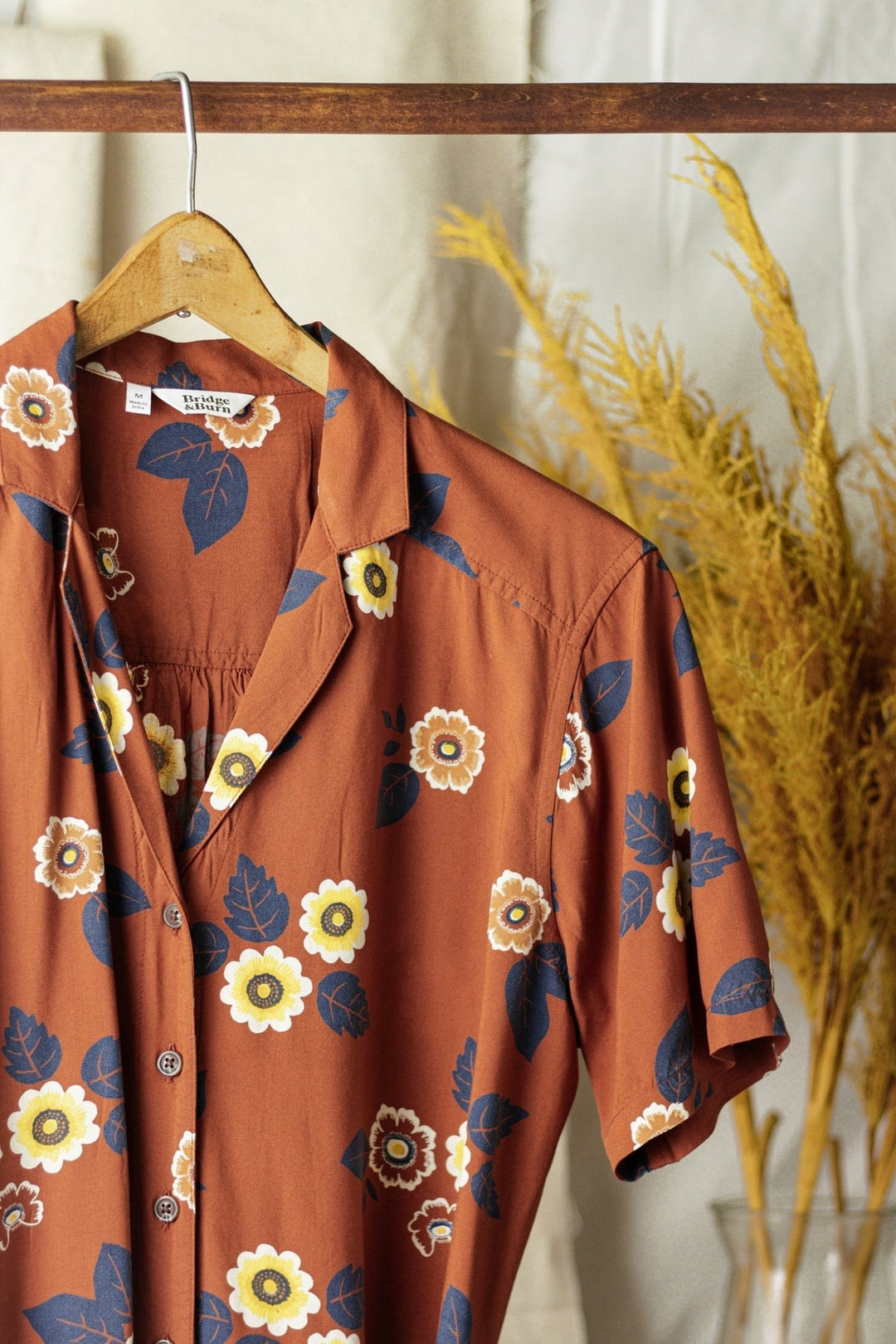 Bridge & Burn The Sofia Shirt Midi Dress