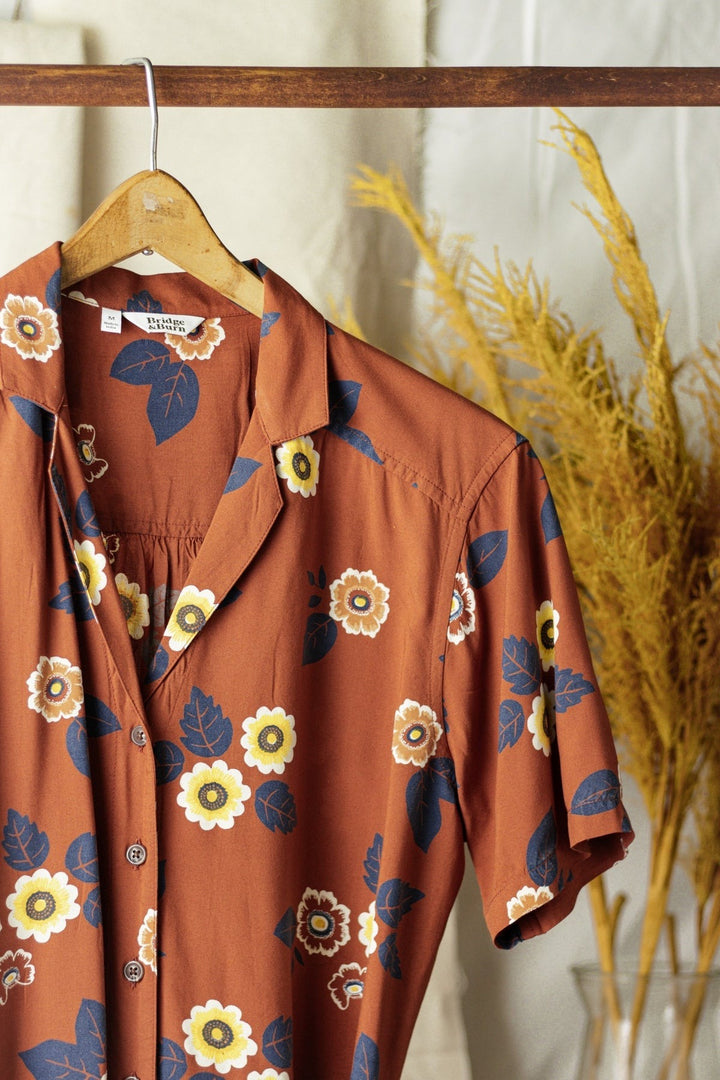 Bridge & Burn The Sofia Shirt Midi Dress