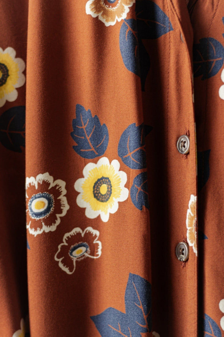 Bridge & Burn The Sofia Shirt Midi Dress