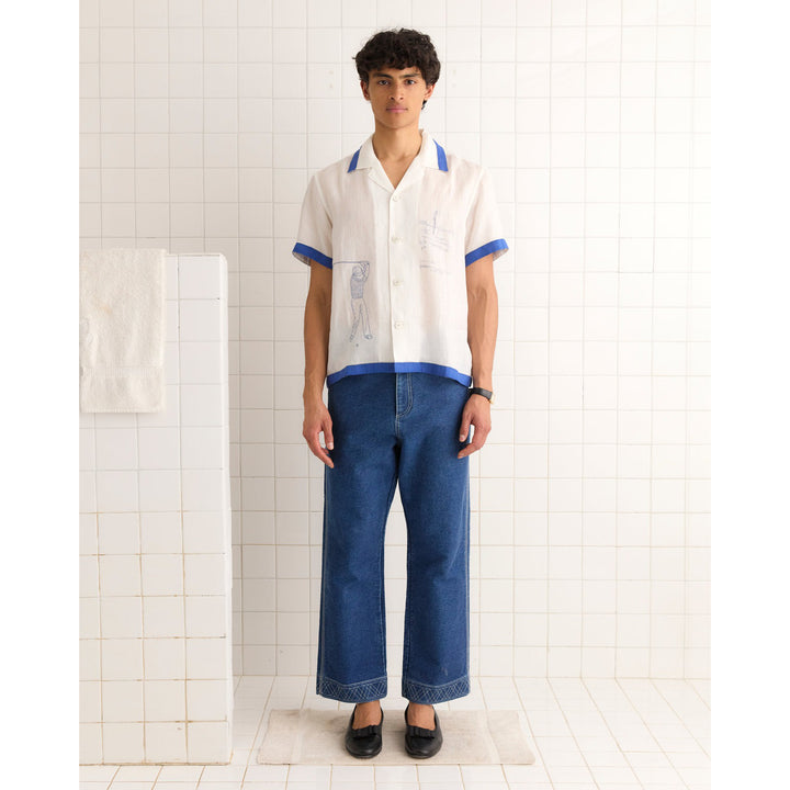 Bode Club Champion Short Sleeve Men's Shirt