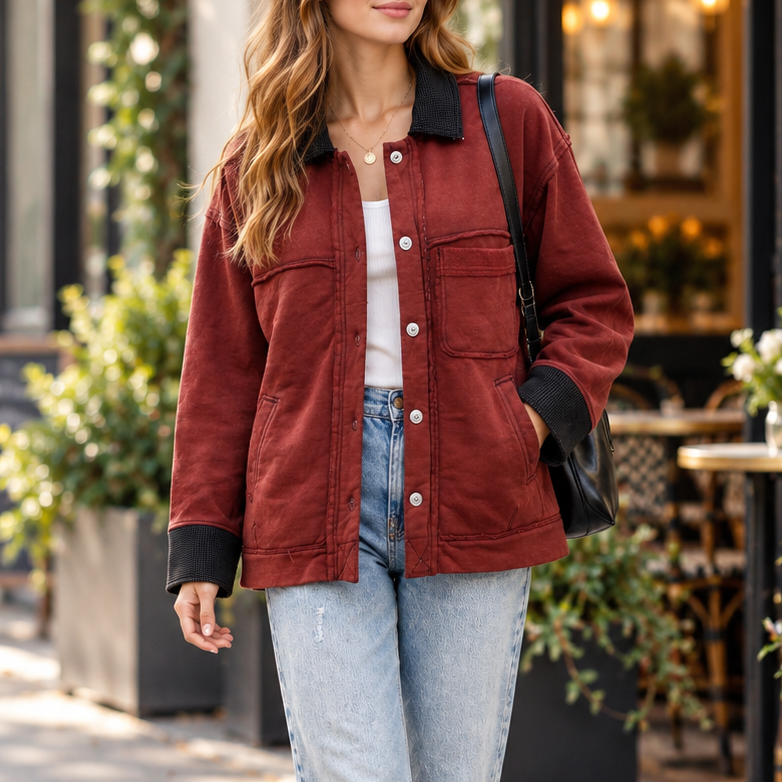 Free People We The Free Cabin Chore Jacket Top