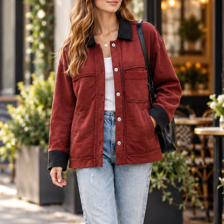 Free People We The Free Cabin Chore Jacket Top