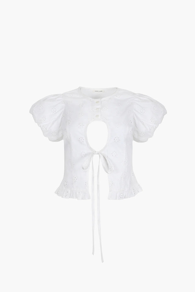 Sandy Liang Cameo Blouse Top