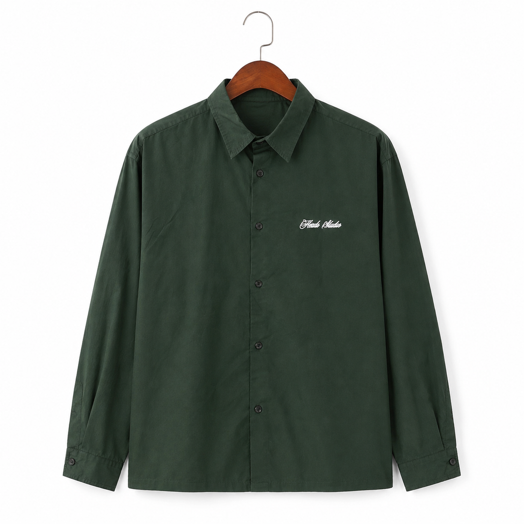 ASOS DESIGN  Boxy Oversized Embroidered Buttondown Men’s Shirt
