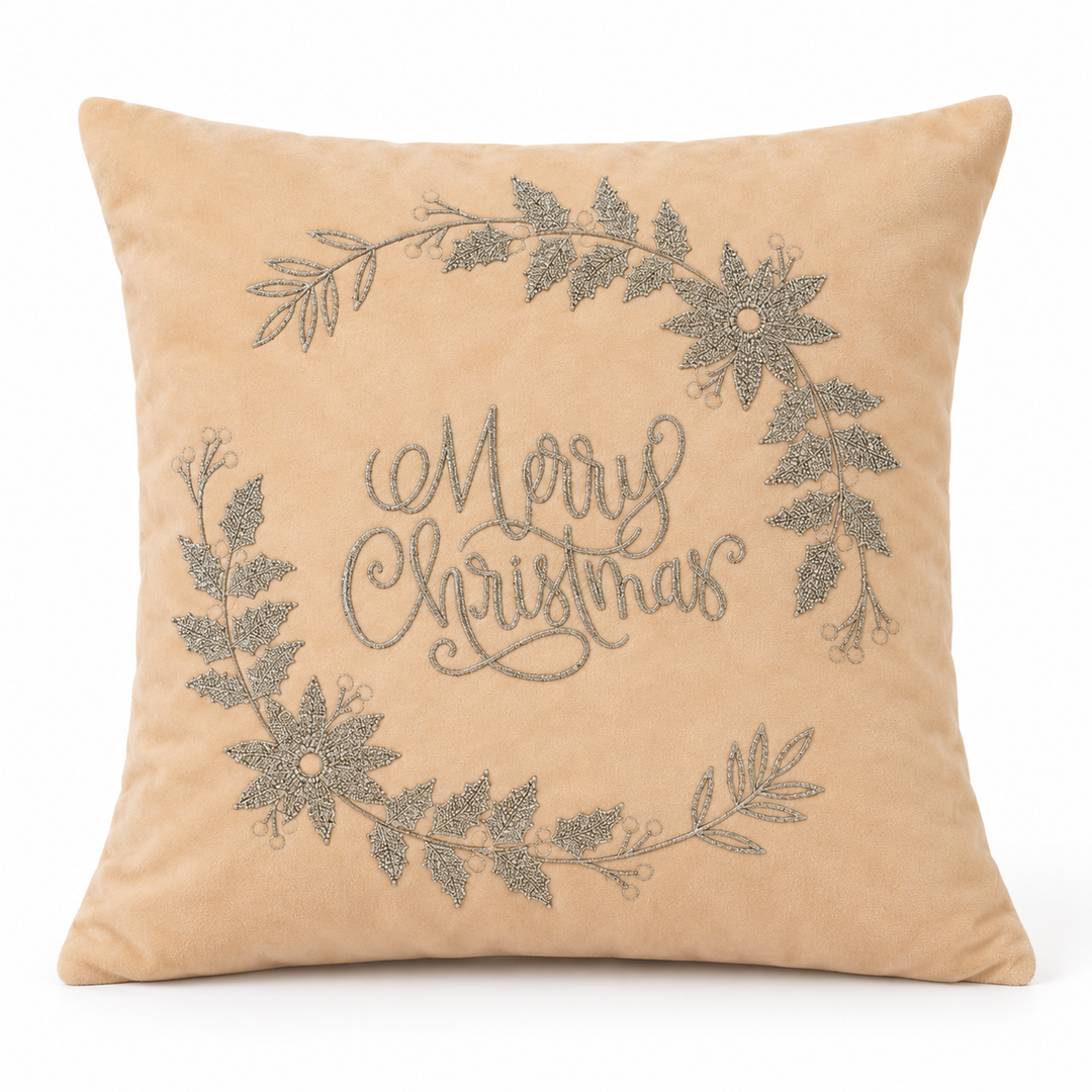 1 PCS Embroidered Cushion Cover Square Throw Pillow Case Home Decor