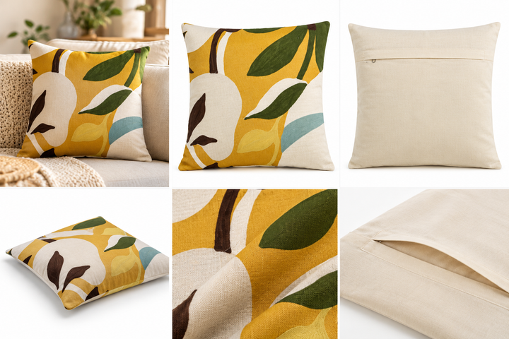 1 PCS Color Block Cushion Cover Square Throw Pillow Case Sofa Home Decor