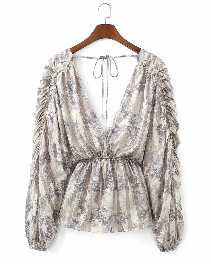 ASOS DESIGN Floral Printed Blouse Top