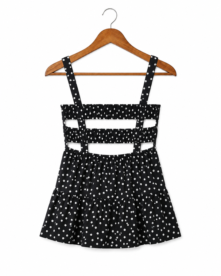 Asos Design Shirred Sun Tank Women's Blouse Top