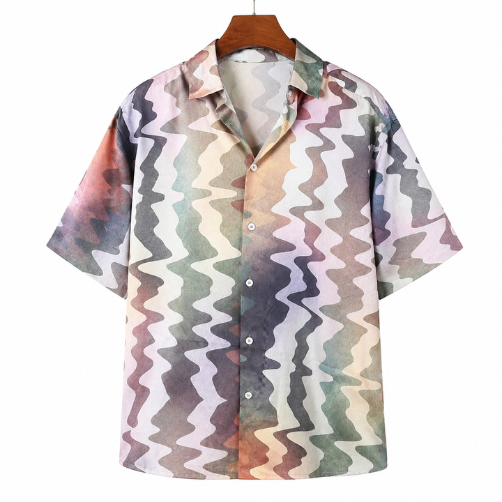 ASOS DESIGN Men's Boxy Oversized Satin Shirt