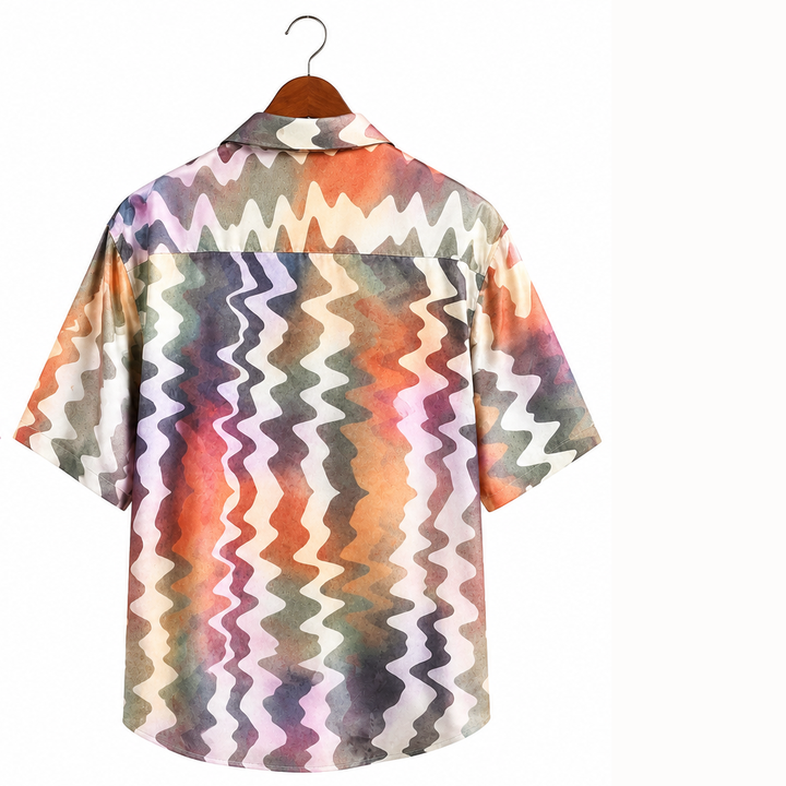ASOS DESIGN Men's Boxy Oversized Satin Shirt