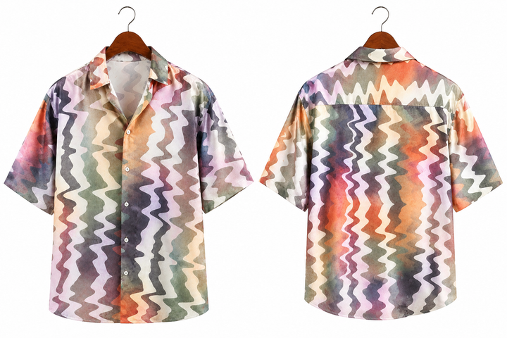 ASOS DESIGN Men's Boxy Oversized Satin Shirt