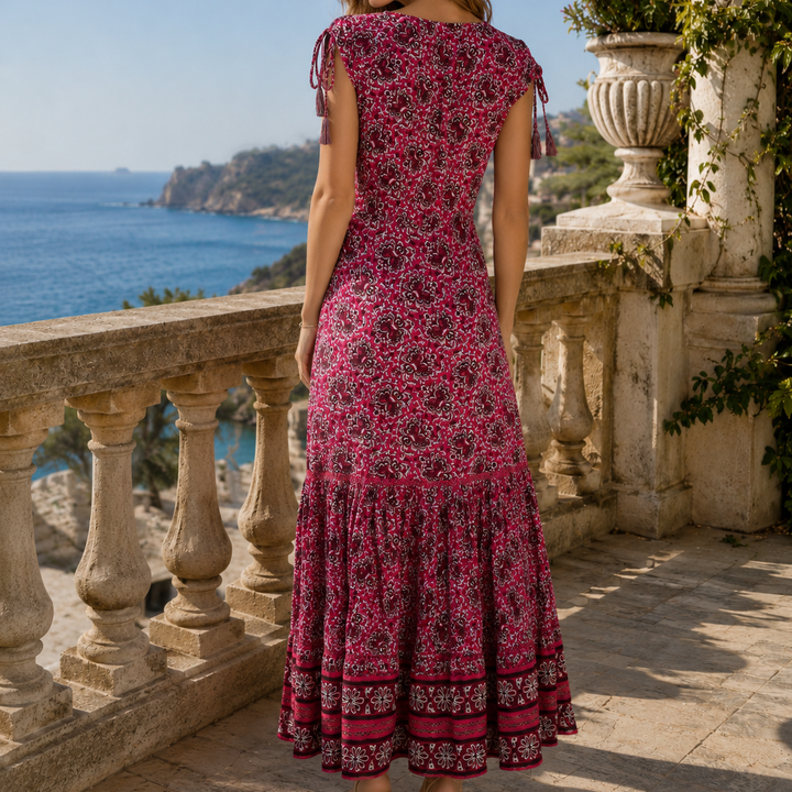 Veronica Beard Printed Maxi Dress