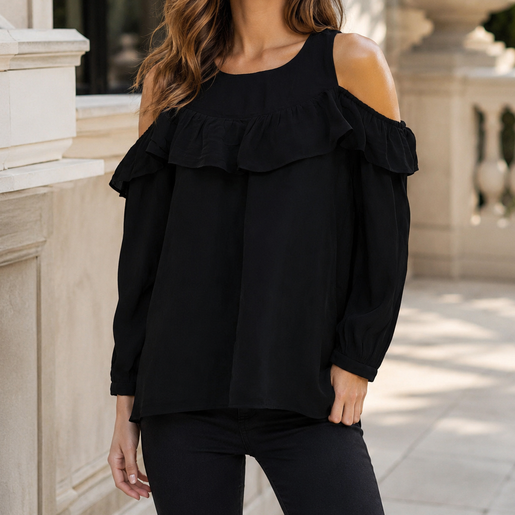 Maeve Anthropologie 挖肩束腰上衣