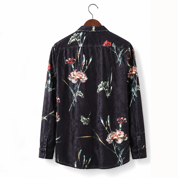 Asos Design Deep Floral Printed Men's Shirt