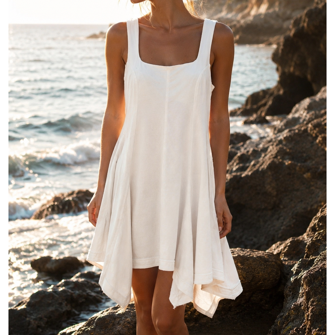 Daily Practice by Anthropologie Handkerchief-Hem Mini Dress