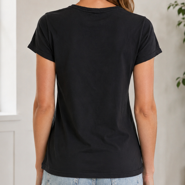 Anthropologie Pilcro Scoop-Neck Tee Blouse Top