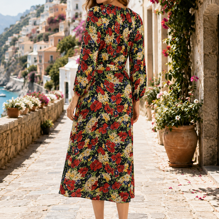 The Great. Floral Printed Maxi Dress