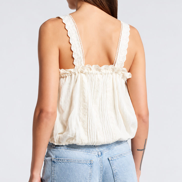 Free People Because Of You Tank Blouse Top