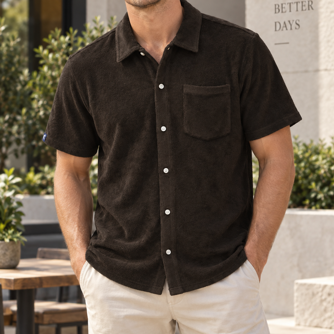 Criquet Terrycloth Buttondown Men's Shirt